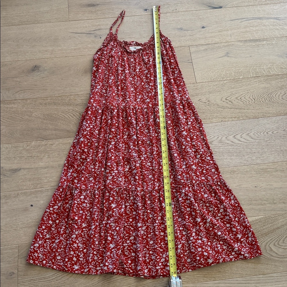 NATURAL LIFE Rust Floral Midi Dress - Picture 5 of 8